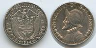 Panama 1/10 Balboa Silber G2600c - SEHR RAR Vacso Nunez de Baloba -