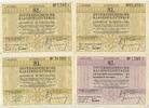 Österreich Oberösterreich Linz 4 Stück 1/8 Los zu 50 Schilling GB170 - Achtellos 81. Österreichische Klassenlotterie - Rudolf Moser Linz -
