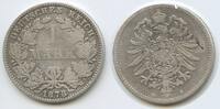 Deutsches Reich Kaiserreich 1 Mark Silber G10293 - Germany Empire Wilhelm I. -