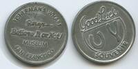 Vereinigten Staaten von Amerika Medaille Souvenir Token - Good Luck G15366 - Fisherman's Wharf Museum San Francisco - Glücksbringer -