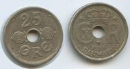 Dänemark 25 Öre (25 Øre) G2449 - Christian X. 1912-1947 Denmark -