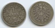 Deutsches Reich Kaiserreich 1 Mark Silber G10278 - Wilhelm I. 1871-1888 Germany Empire -