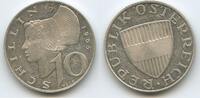 Österreich 10 Schilling Silber M#6538 - Wachauerin mit Goldhaube 2.Republik Austria -