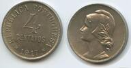 Portugal 4 Centavos 1917 G7923 - Liberty Republica Portuguesa Vorzüglich - 33.47 元 含税 ＋  66.94 元 运费