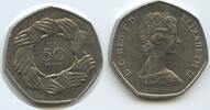 Großbritannien United Kingdom 50 Pence G2220 - E.E.C. Hands Elisabeth II. 1952-2022 Great Britain -