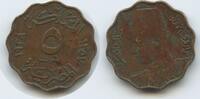 Ägypten 5 Milliemes Bronze G13937 - King Farouk Egypt -