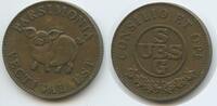 Schweiz Eidgenossenschaft Wertmarke Wertjeton Jeton Token L2199 - UBS/SBG Parsimonia Vectigal est - Consilio et ope Switzerland - Ferkel -