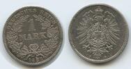 Deutsches Reich Kaiserreich 1 Mark Silber G10174 - Wilhelm I. 1871-1888 Germany Empire -