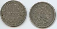 Deutsches Reich Kaiserreich 1 Mark Silber G10350 - Wilhelm I. 1871-1888 Germany Empire -