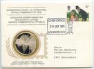 Vereinigten Staaten von Amerika - Grossbritannien Silbermedaille im Numisbrief GN680b - Sir Robert Pool - International Society of Postmasters -