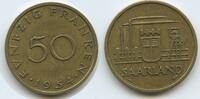 Saarland - Deutschland Frankreich 50 Franken 1954 Paris G3637 - RAR Saar... 125.51 元 含税 ＋  83.67 元 运费
