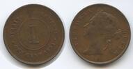 Strait Settlements One Cent G6058 - Queen Victoria -