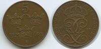 Schweden 2 Öre (2 Øre) G2063 - Gustaf V. 1907-1950 Svergie Sweden -