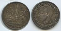 Belgien Königreich 50 Francs Silber M#5955 - Der Belgen - Brussels World's Fair 1958 Baudouin I. 1951-1993 Belgium -