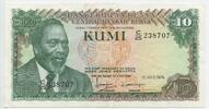 Kenia 10 Shillings Kumi GB287 - Banknote Paper Money Kenya -
