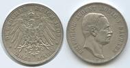 Deutsches Reich Kaiserreich Sachsen 3 Mark Silber S0080 - Friedrich August III. 1904-1918 German States Saxony -