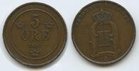 Schweden 5 Öre (5 Øre) 1892 G2476 - Oscar II. 1872-1907 Svergie Sweden S... 41.84 元 含税 ＋  66.94 元 运费