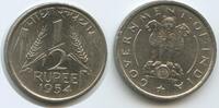 Indien Republik 1/2 Rupee (½ Half Rupia) G11968 - Asoka Lion Government of India -