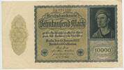 Deutsches Reich Weimar 10.000 Mark Reichsbanknote GB206 - Albrecht Dürer Reichsbanknote Paper Money Germany -