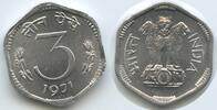 Indien 3 Paise 1971 G15127 - Ashoka Lion Capitol India Fast unzirkuiert 20.92 元 含税 ＋  66.94 元 运费