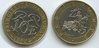 Monaco Fürstentum 10 Francs 1992 G3688 - Ritter auf Pferd - Rainier III.... 33.47 元 含税 ＋  66.94 元 运费