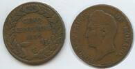 Monaco Fürstentum 5 Centimes G3669 - Honore V. 1819-1841 -