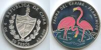 Kuba 50 Pesos 5 Unzen Silber M#0333 - Flamingos Fauna der Karibik Cuba -