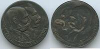 Deutsches Reich Kaiserreich Österreich Einseitige kleine Medaille M#7093 - Kaiser Franz Joseph & Wilhelm II. - Vereint zum Sieg -