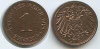 Deutsches Reich Kaiserreich Preussen 1 Pfennig G10103 - Wilhelm II. Germany Empire -
