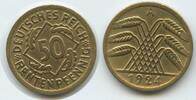 Deutsches Reich Weimar 50 Rentenpfennig G4682 - Germany Weimar Republic -