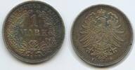 Deutsches Reich Kaiserreich 1 Mark Silber G10287 - Wilhelm I. Germany Empire -