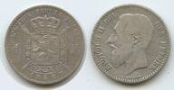 Belgien Königreich 1 Franc Silber M#6854 - Des Belges - Leopold II. 1865-1909 Belgium -