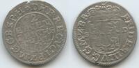 Brandenburg-Preußen 1/12 Taler (Doppelgroschen) Silber M#6474 - Friedrich Wilhelm, der Große Kurfürst 1640-1688 -