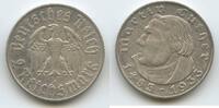 Deutsches Reich 2 Reichsmark Silber S0521 - Martin Luther RAR -