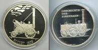 Deutschland Bundesrepublik Silbermedaille GY1191 - Rocket 1829 Geschichte der Eisenbahn -