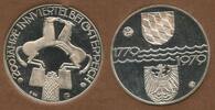 Österreich Oberösterreich Silbermedaille in original Folder GN659 - 200 Jahre Innviertel bei Österreich RZK Bank -