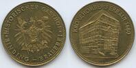 Deutschland Frankfurt am Main Bronzemedaille Biermarke GY755 - Binding-Brauerei Historischer Gasthof - Krone, Homberg erbaut 1480 -