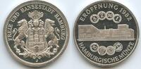 Deutschland Bundesrepublik Stadt Hamburg Silbermedaillle GY830 - Hamburgische Münze - Eröffnung 1982 -