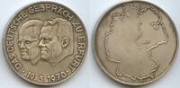Deutschland Bundesrepublik Silbermedaille M901 - Das Deutsche Gespräch zu Erfurt - Willy Brandt & Willi Stoph -