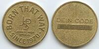 Großbritannien Nottingham Medaille Zigaretten Werbemedaille G13797 - Born That Way JPS - Since 1970 - John Player Special -
