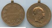 Österreich Kaiserreich Verdienstmedaille Medaille GX245 Regierungsjubiläum 2. December 1873 Kaiser Franz Joseph 1848-1916 Austria -