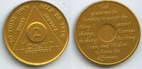 Vereinigten Staaten von Amerika Verdienstmedaille GY970 - Sobriety 2 Month Recovery - Unity, Service, Recovery -