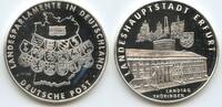 Landesparlamente in Deutschland Silbermedaille M#2080 - Landeshauptstadt Erfurt - Landtag Thüringen -