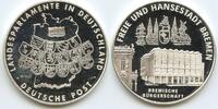 Landesparlamente in Deutschland Silbermedaille M#2078 - Freie und Hansestadt Bremen - Bremische Bürgerschaft -