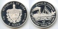 Kuba 5 Pesos M#3299 - Dampfschiff - History of Cuban Postal Service -