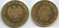 Deutschland Bundesrepublik Medaille Deutsche einig Vaterland PA475 - Tag der deutschen Einheit - Ein Jahr der Wende -