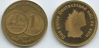 Deutschland Bundesrepublik Medaille PA476 - Währung und Wirtschaft sind vereint - Das ganze Deutschland soll es sein -