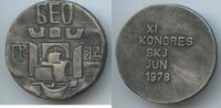 Jugoslawien Belgrad Beograd Medaille G13385 - XI Kongres Saveza Komunista Jugoslavije Jun 1978 -