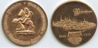 Deutschland Bundesrepublik Baden-Württemberg Bronzemedaille GY1253 - Goldstadt Pforzheim - Pforte des Schwarzwaldes - Römersiedlung Portus -