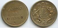 Frankreich Jeton Casino Token Spielmarke G13134 - Casino de Dieppe France - Wappen Segelschiff -